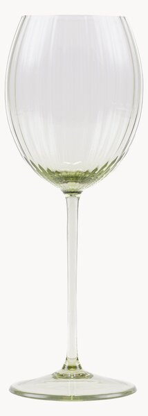 Set di 2 bicchieri da vino bianco in vetro soffiato Lyon