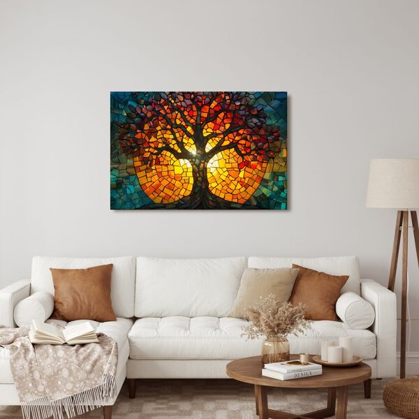 Quadro su tela – Albero della vita splendente