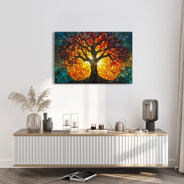 Quadro su tela – Albero della vita splendente