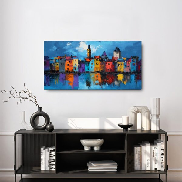 Quadro su tela – Magia della città serale