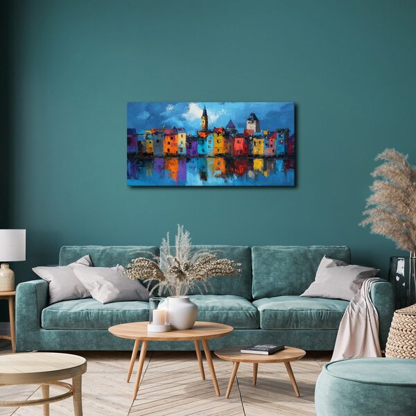 Quadro su tela – Magia della città serale
