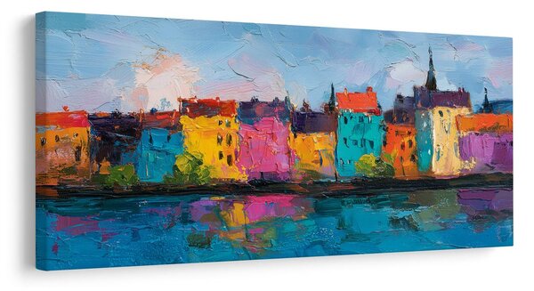 Quadro su tela – Architettura urbana colorata