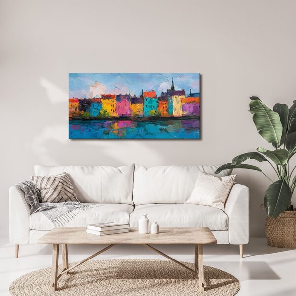 Quadro su tela – Architettura urbana colorata