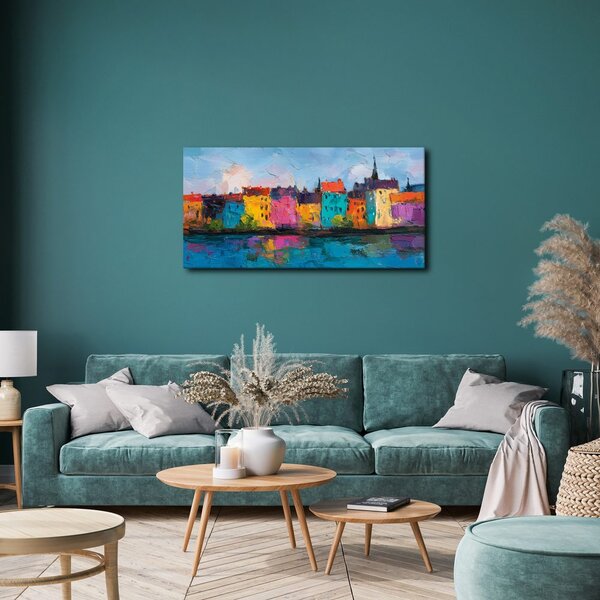 Quadro su tela – Architettura urbana colorata