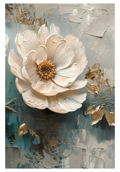 Quadro su tela – Delicati fiori su tela