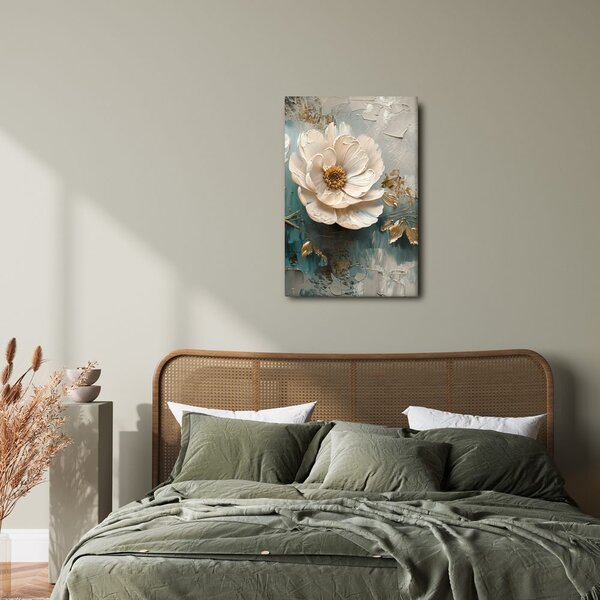 Quadro su tela – Delicati fiori su tela