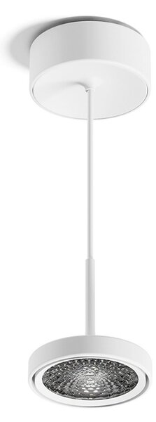 Lampada a sospensione Sigor, Nivo, dimmerabile, Bianco, Soggiorno, Alluminio, Moderno