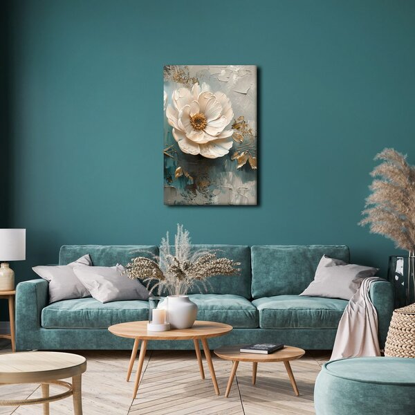 Quadro su tela – Delicati fiori su tela