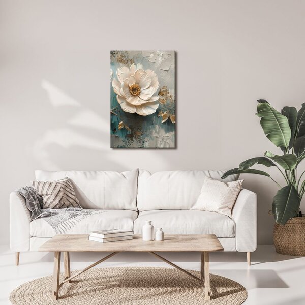 Quadro su tela – Delicati fiori su tela