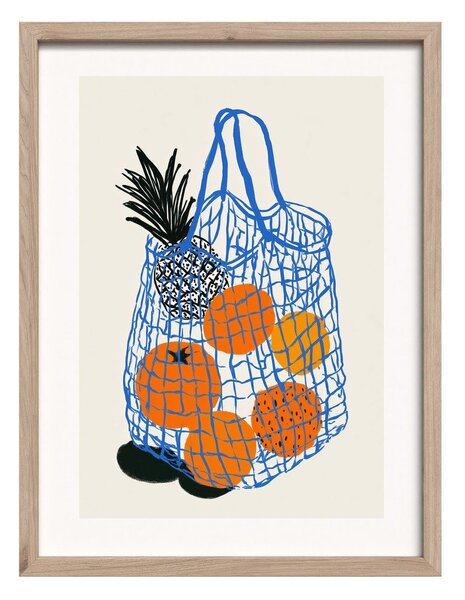 Dipinto stampato con cornice inclusa 30x40 cm Summer Fruit – Styler