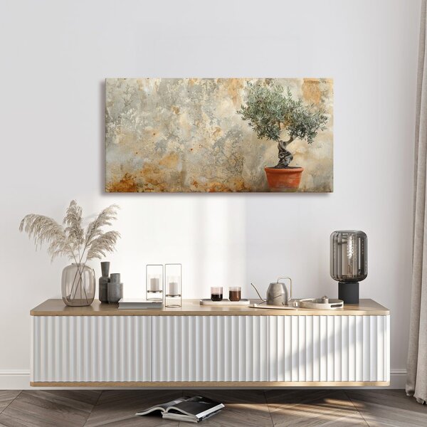 Quadro su tela – Ulivo in vaso