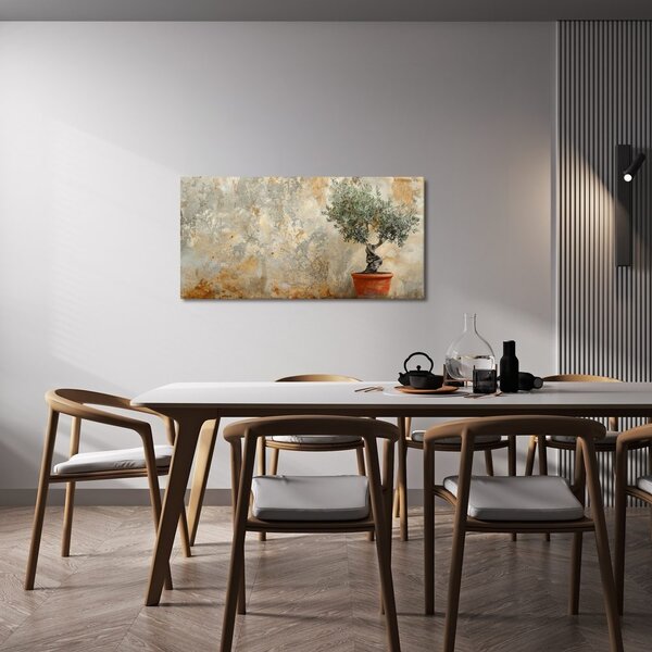 Quadro su tela – Ulivo in vaso