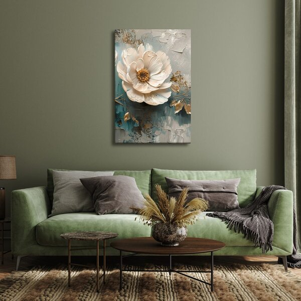 Quadro su tela – Delicati fiori su tela