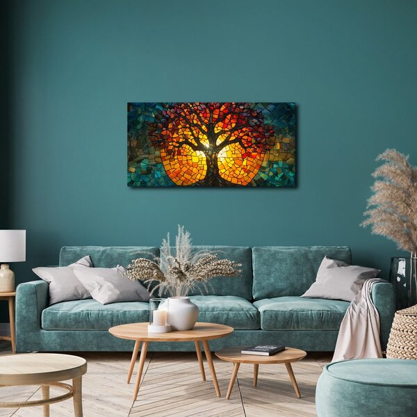 Quadro su tela – Albero della vita colorato
