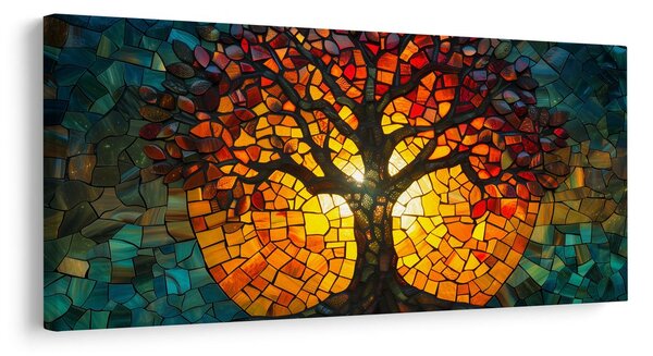 Quadro su tela – Albero della vita colorato