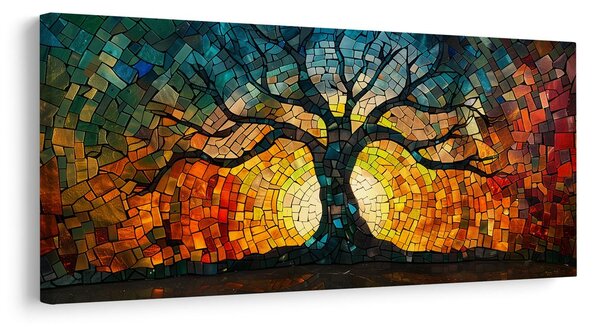 Quadro su tela – Albero della vita luminoso