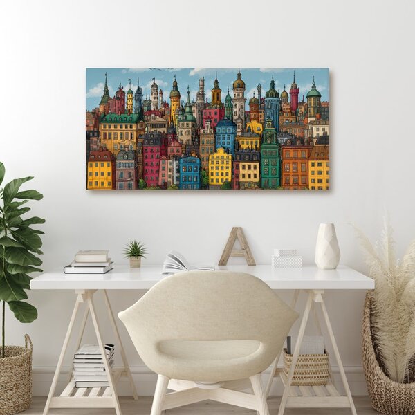 Quadro su tela – Architettura storica della città