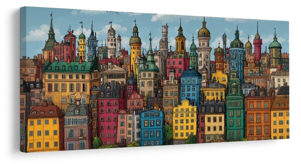 Quadro su tela – Architettura storica della città