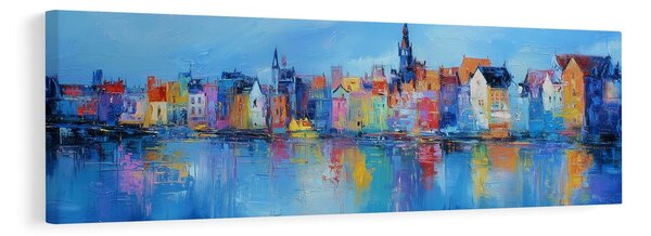 Quadro su tela – Paesaggio urbano fiabesco