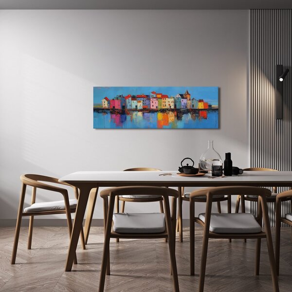 Quadro su tela – Riflessi di colori urbani