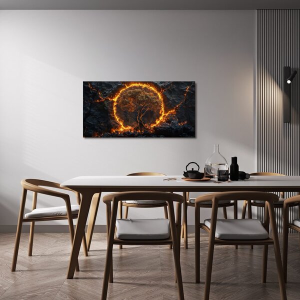 Quadro su tela – Albero della vita magico nel cerchio