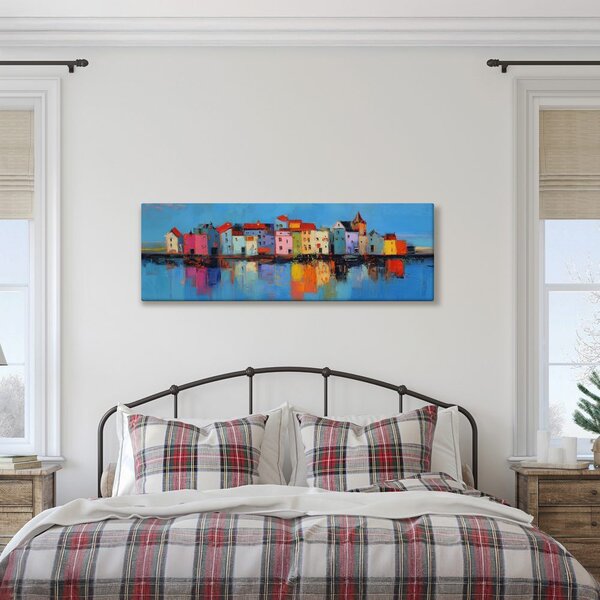 Quadro su tela – Riflessi di colori urbani