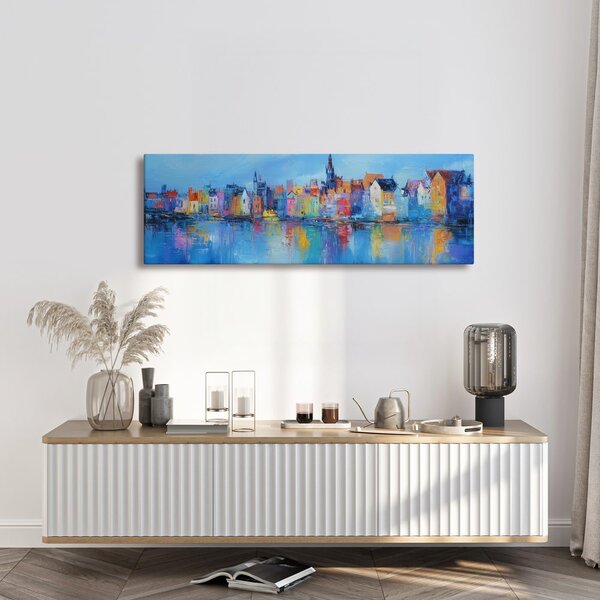 Quadro su tela – Paesaggio urbano fiabesco