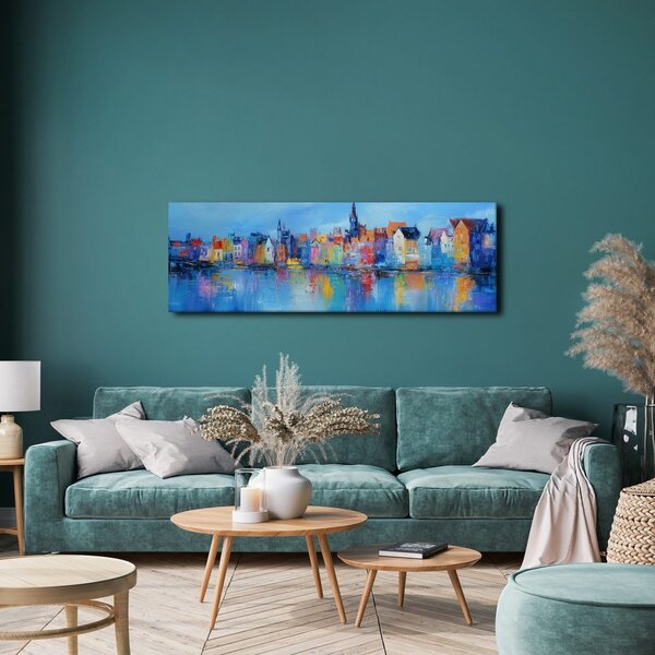 Quadro su tela – Paesaggio urbano fiabesco