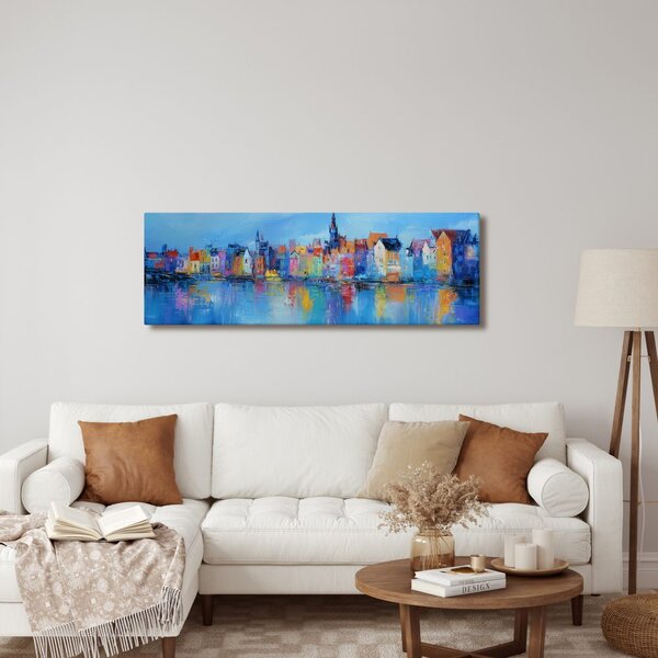 Quadro su tela – Paesaggio urbano fiabesco