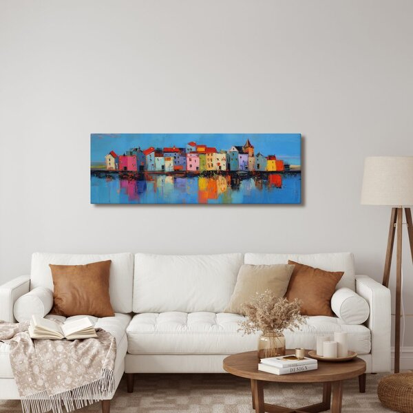 Quadro su tela – Riflessi di colori urbani
