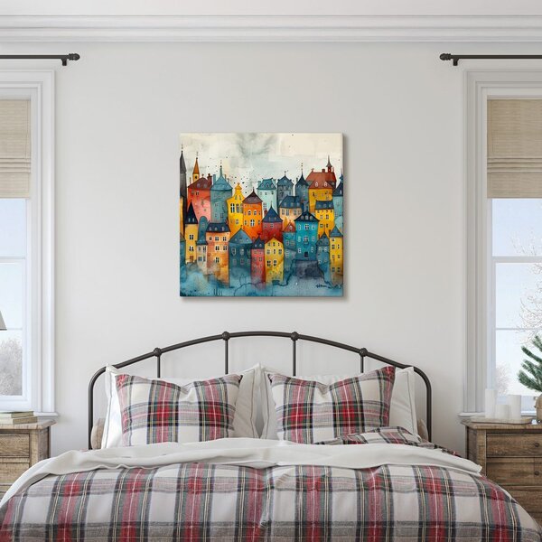 Quadro su tela – Paesaggio urbano fiabesco
