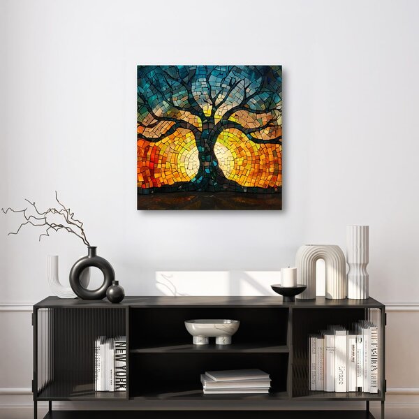 Quadro su tela – Albero della vita colorato