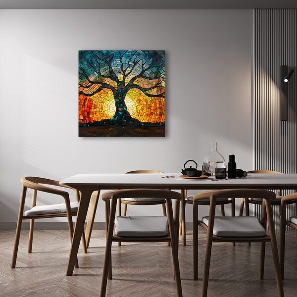 Quadro su tela – Albero della vita colorato