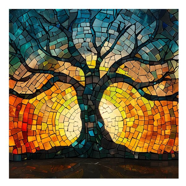 Quadro su tela – Albero della vita colorato