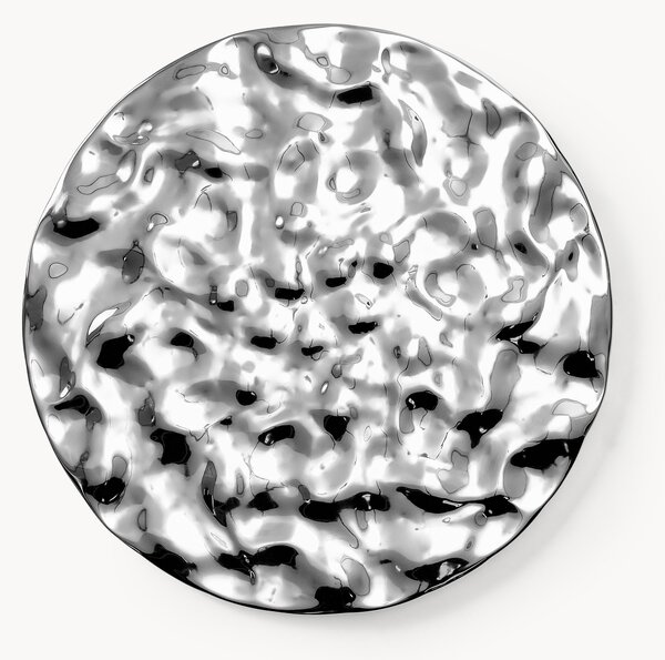 Decorazione da parete con superficie martellata Splash, Ø 120 cm