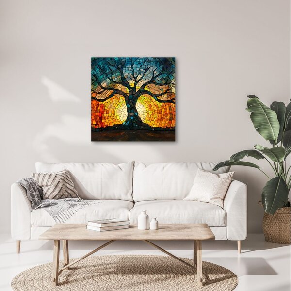 Quadro su tela – Albero della vita colorato