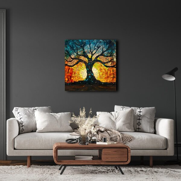 Quadro su tela – Albero della vita colorato