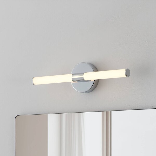 EGLO Applique da parete Ramola, Cromo / Argento, Bagno, Metallo, Moderno, Applique