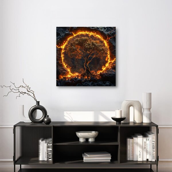 Quadro su tela – Albero della vita nel calore