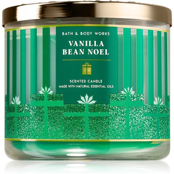 Bath & Body Works Vanilla Bean Noel candela profumata 411 g