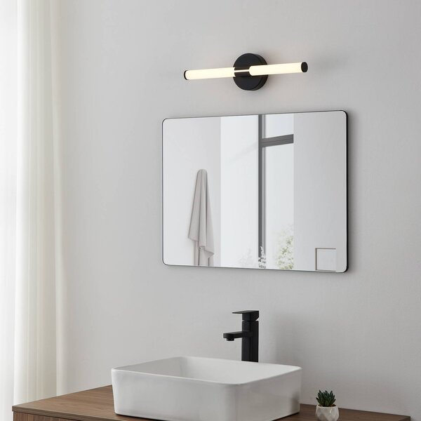 EGLO Applique da parete Ramola, Nero, Bagno, Metallo, Moderno, Applique
