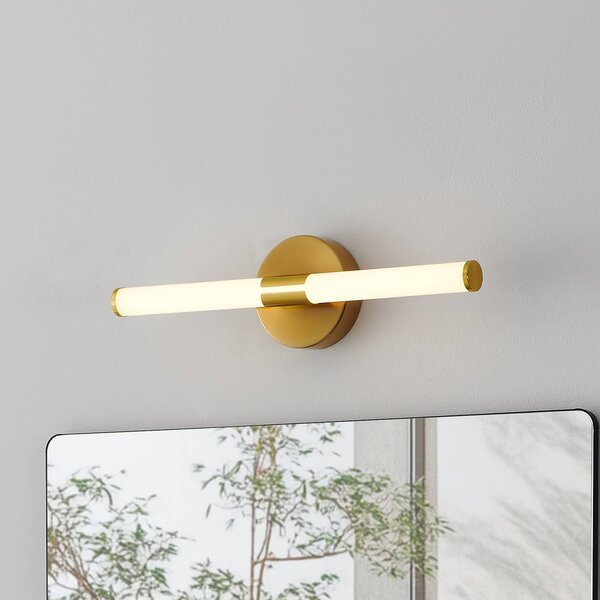 EGLO Applique da parete Ramola, Ottone / Oro, Bagno, Metallo, Moderno, Applique