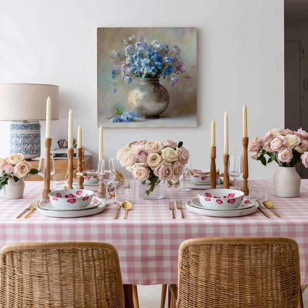 Dipinto stampato dipinto su tela 32x32 cm Forget-me-not – Styler