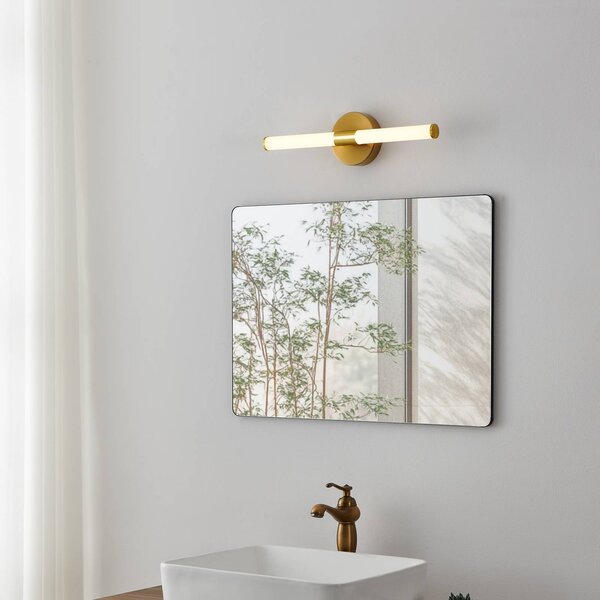 EGLO Applique da parete Ramola, Ottone / Oro, Bagno, Metallo, Moderno, Applique