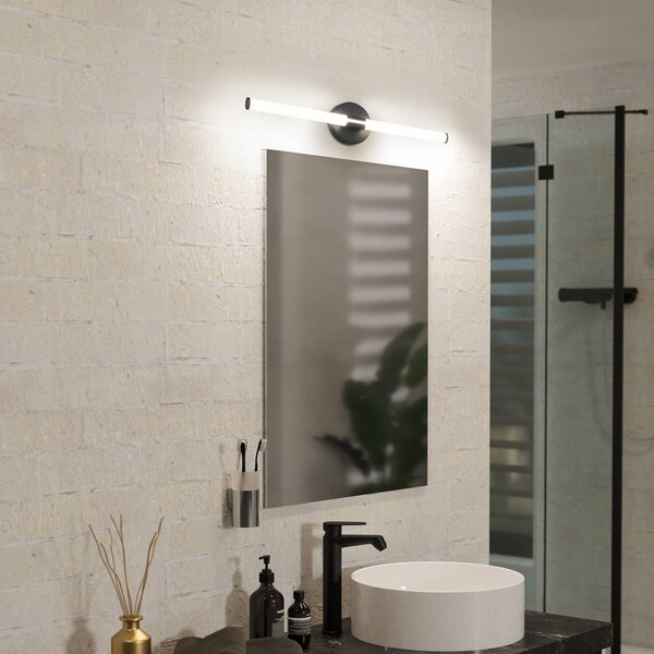 EGLO Applique da parete Ramola, Nero, Bagno, Metallo, Moderno, Applique