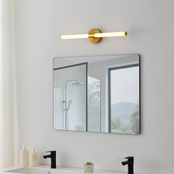 EGLO Applique da parete Ramola, Ottone / Oro, Bagno, Metallo, Moderno, Applique