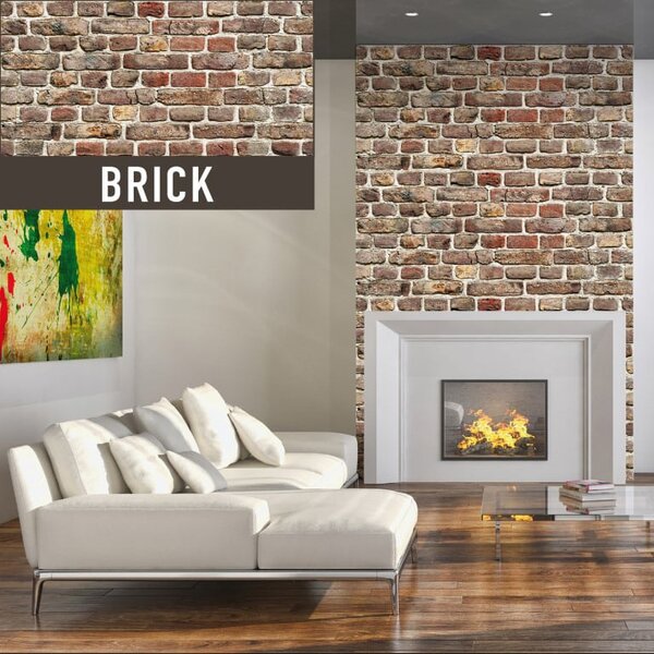 Polimark Pannello Decorativo Cm 50x100 Dis. Brick Pezzi 15 - BLGHU2283