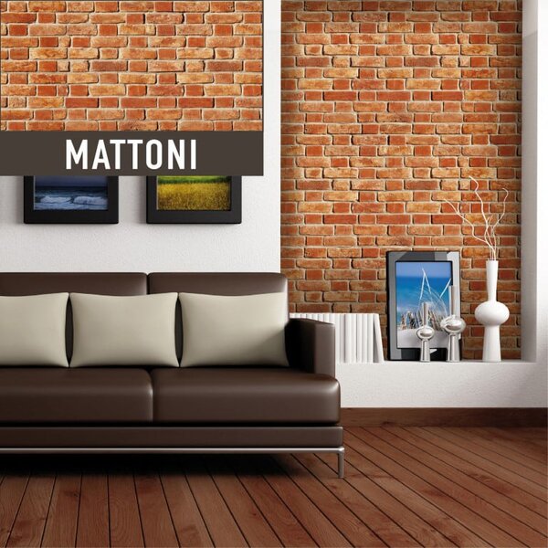 Polimark Pannello Decorativo Cm 50x100 Dis. Mattoni Pezzi 15 - BLGHU2282