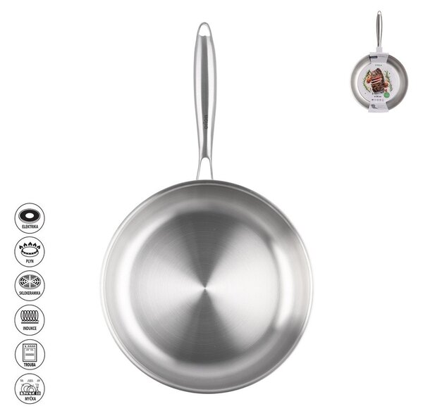 Padella in acciaio inox ø 28 cm Steela – Orion
