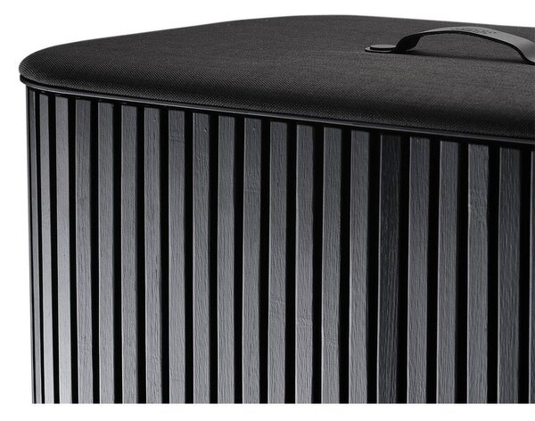 Cesta per il bucato nera in bambù 3x30 l Tota Trio Luxe – Joseph Joseph
